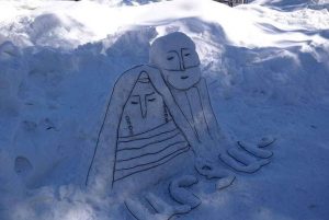 Snowman - Snow Art Festival armenia