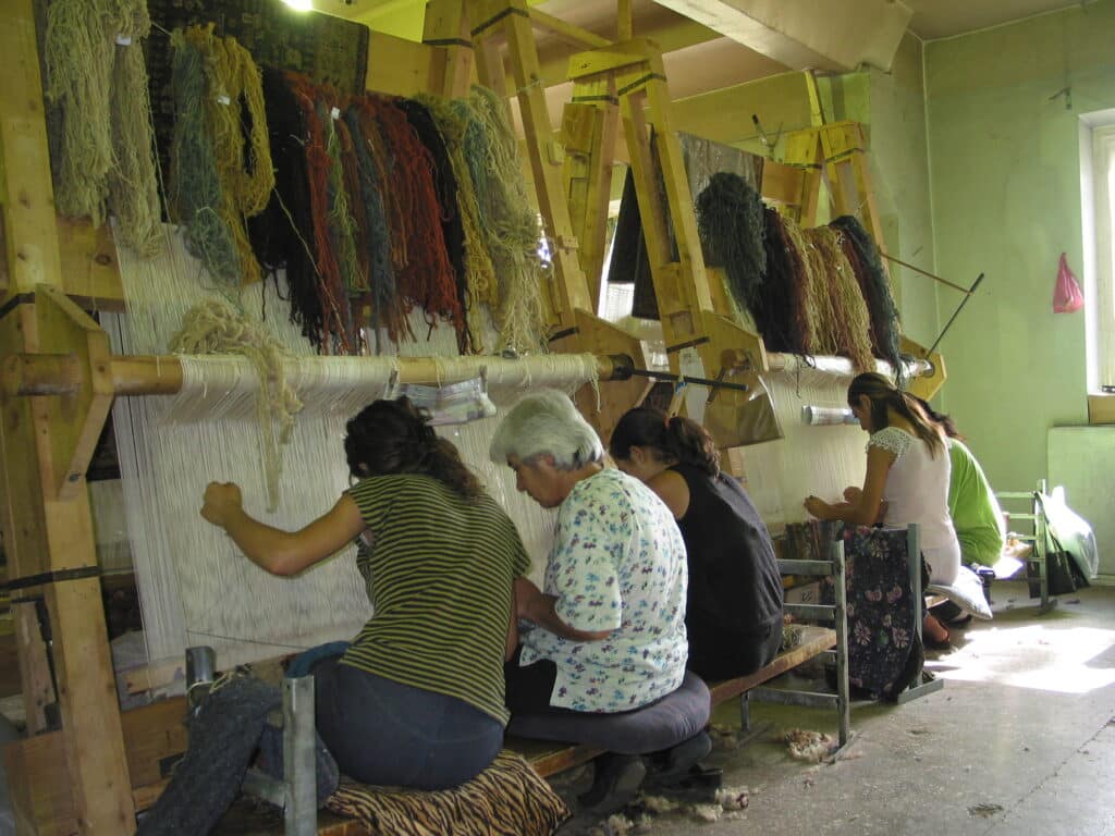 Armenian carpet weaving