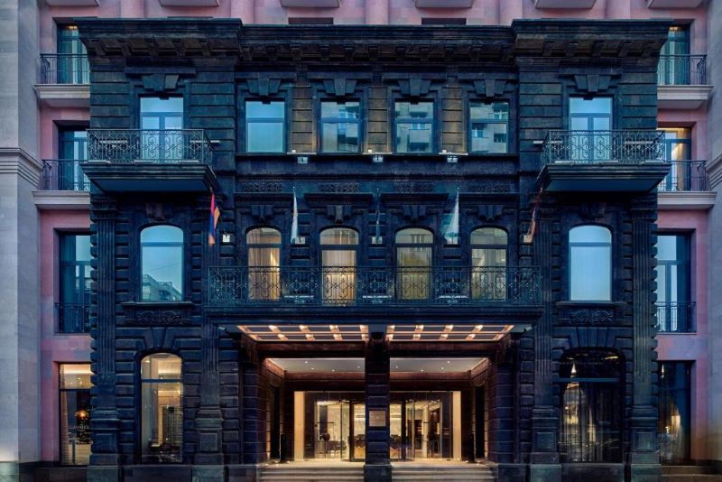facade of alexander hotel in yerevan