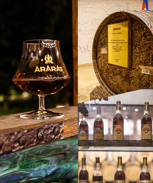 Ararat Cognac Factory degustation