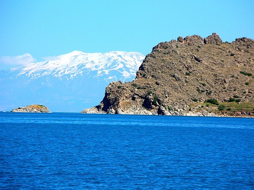 Lake Sevan and mountain view