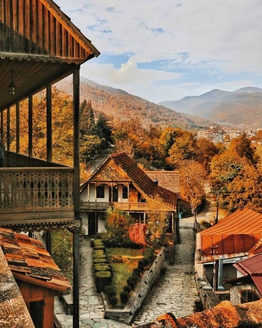Traditional architecture in Dilijan