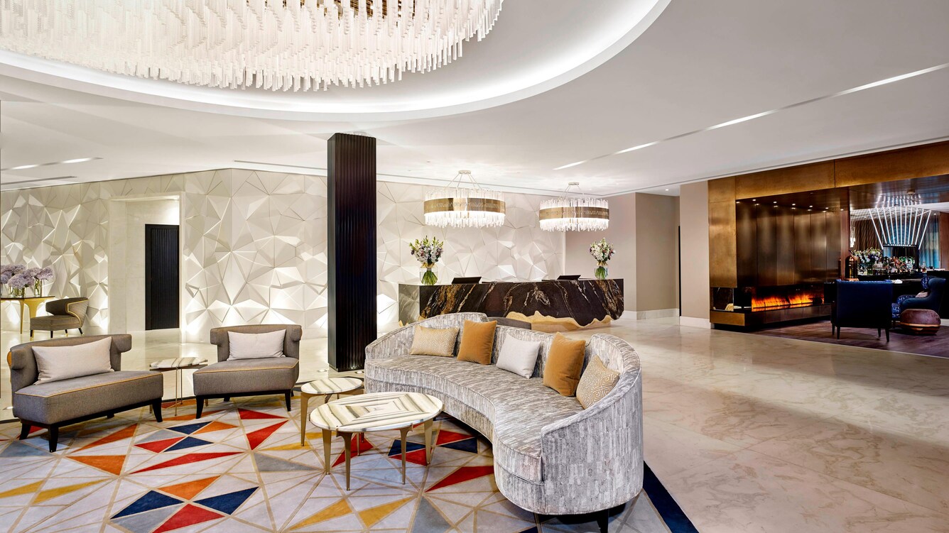 Lounge interior illustrating premium comfort